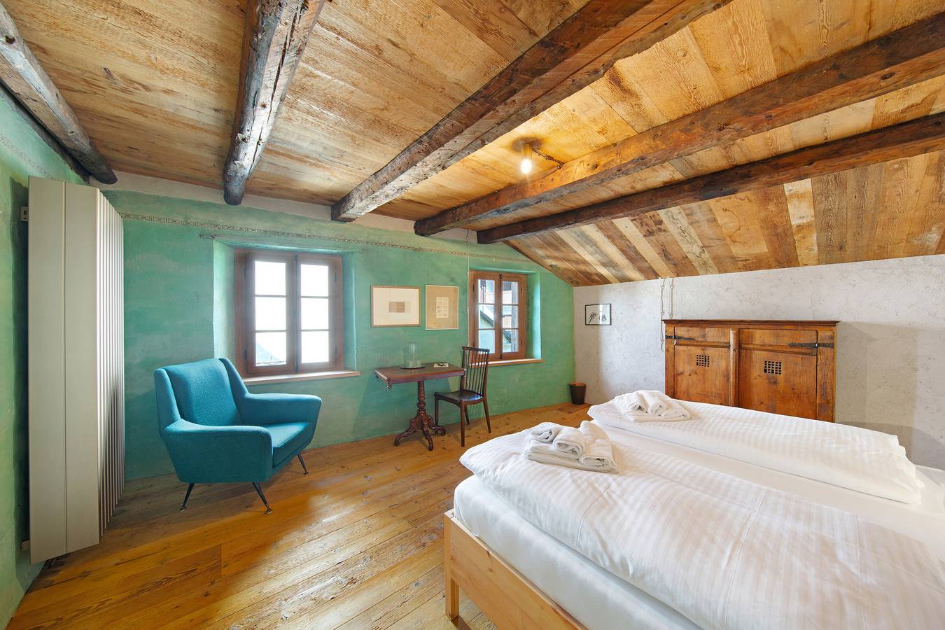 Habitación 'Cànbrä Vèrdu' con vistas a la montaña, terraza compartida y Wi-Fi in Comelico Superiore, Karnischer Hauptkamm