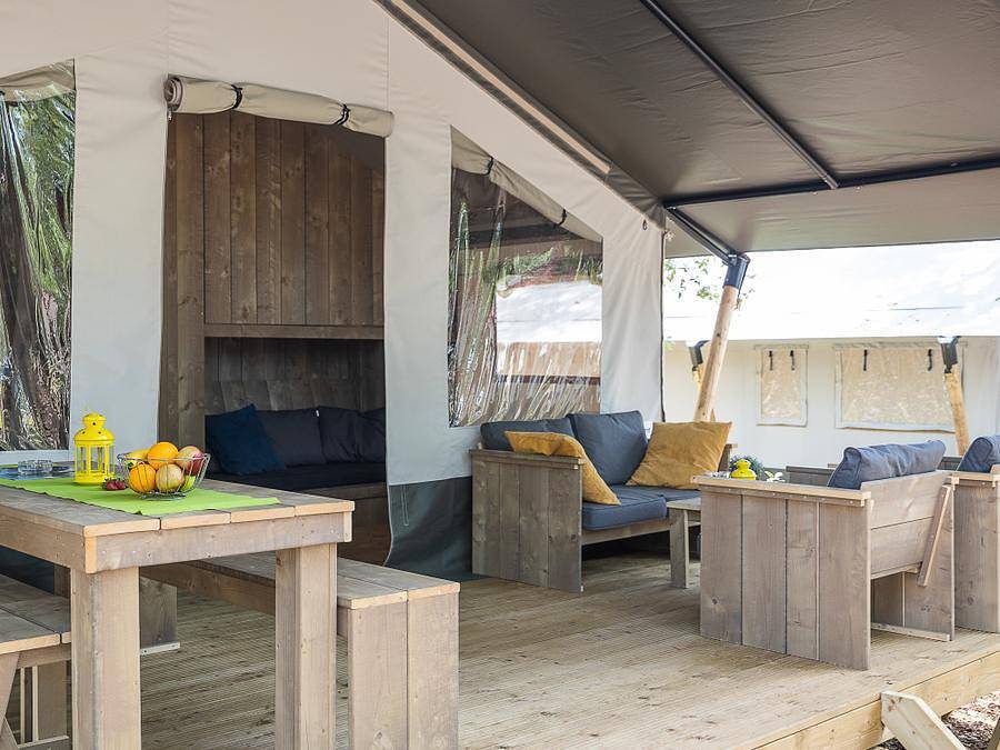 Camping Aminess Maravea - Safarizelt 6 personen - Safarizelt + Sanitär (6P) in Dajla, Umag und Umgebung