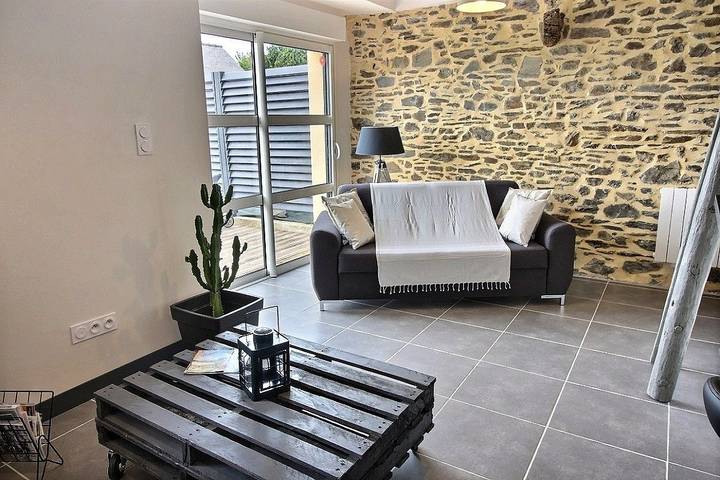 Gîte pour 2 personnes, avec jardin et jacuzzi ainsi que terrasse et sauna à Hénanbihen - 3