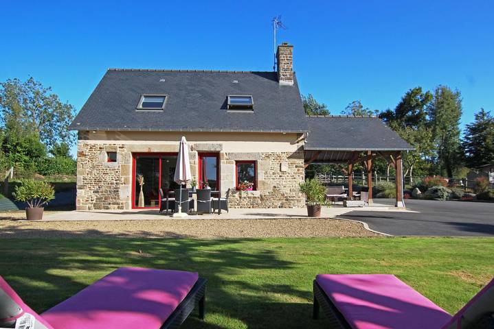 Gîte für 6 Personen, mit Terrasse und Garten in der Normandie