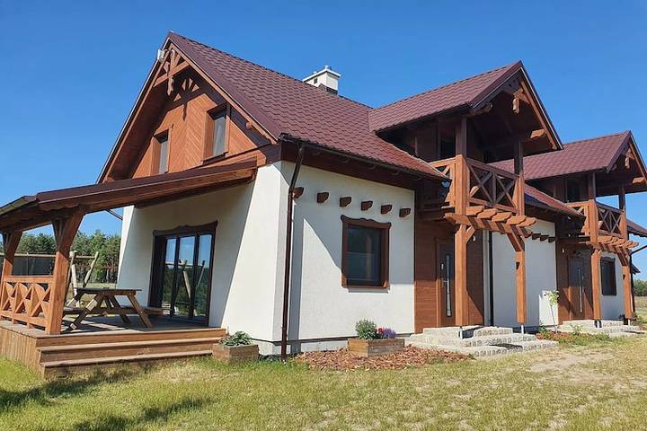 Dom dla 8 osób, z balkon, zwierzęta dozwolone w Bory Tucholskie