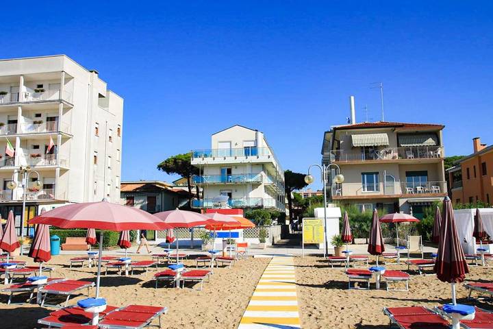Casa sulla spiaggia per 5 persone, con giardino e panorama in Veneto