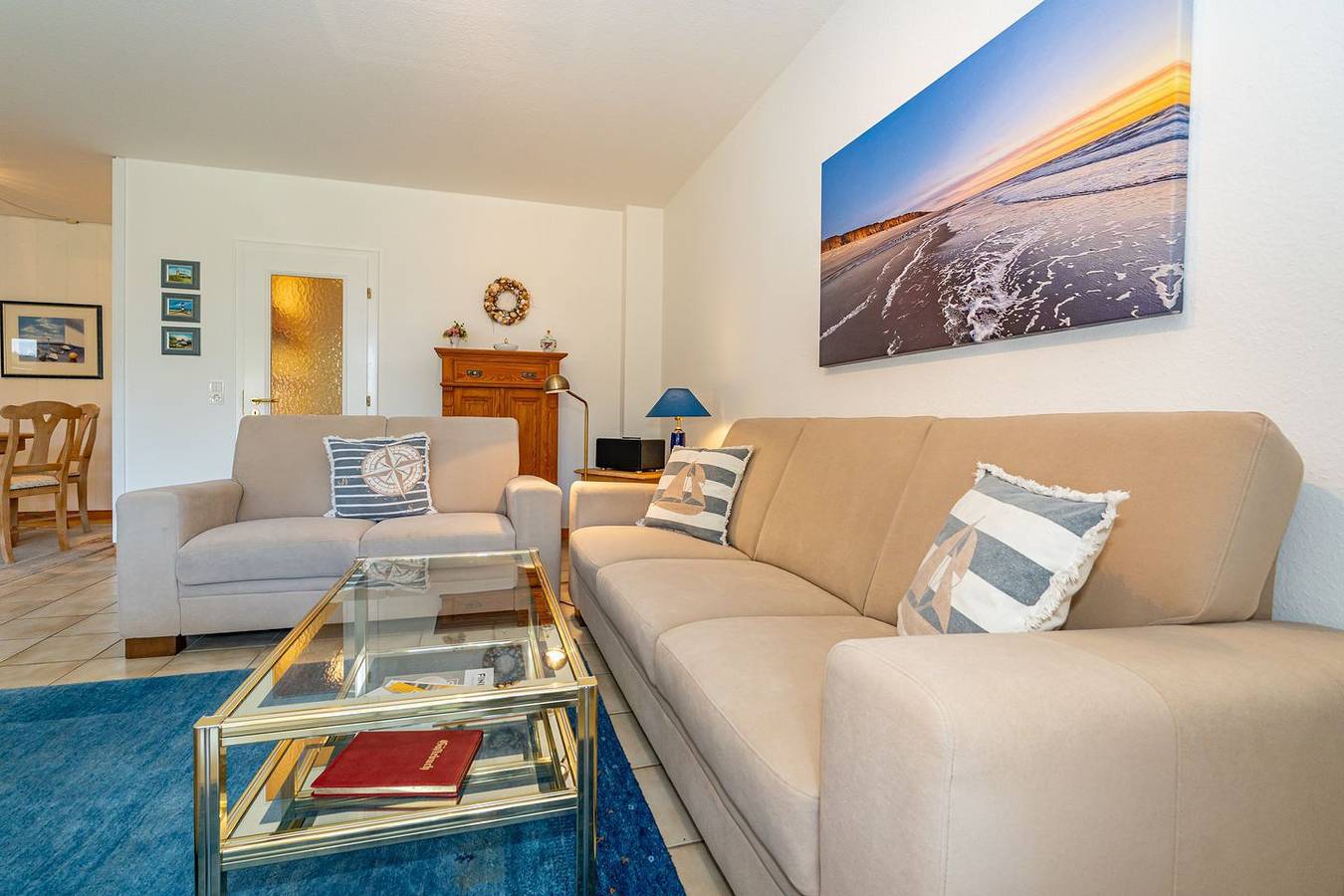 Ganze Wohnung, Großzügige Ferienwohnung Rüm hart auf Sylt mit Terrasse für max. 5 Personen. in Keitum, Sylt (Gemeinde)