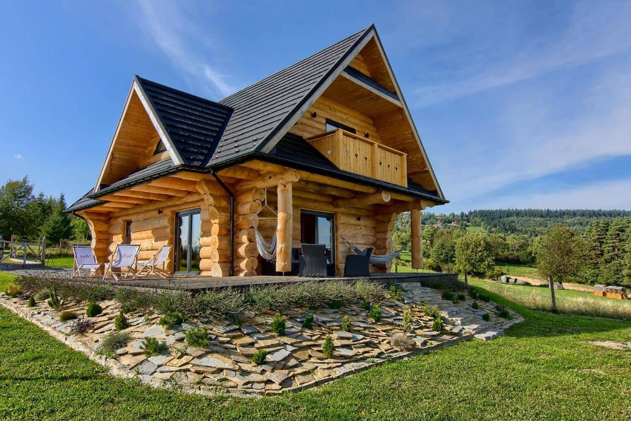 Domek w górach z balią jacuzzi Asina Chata Zawoja in Zawoja, Karpaty (Polska)