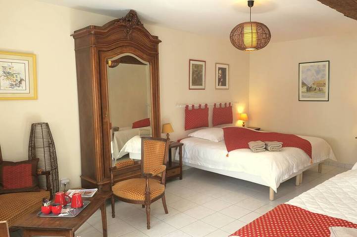 Maison d’hôte pour 4 personnes, avec jardin