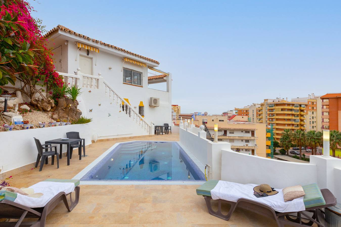 Appartement "Villa Mar del Plata" met Gedeeld Zwembad, Wifi, Tuin & Terras in Torreblanca (Fuengirola), Fuengirola