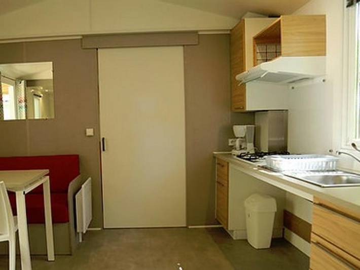 Camping Le Rebau  - Mobilheim 5 personen - Pmr in Montblanc, Mittelmeerküste (Frankreich)