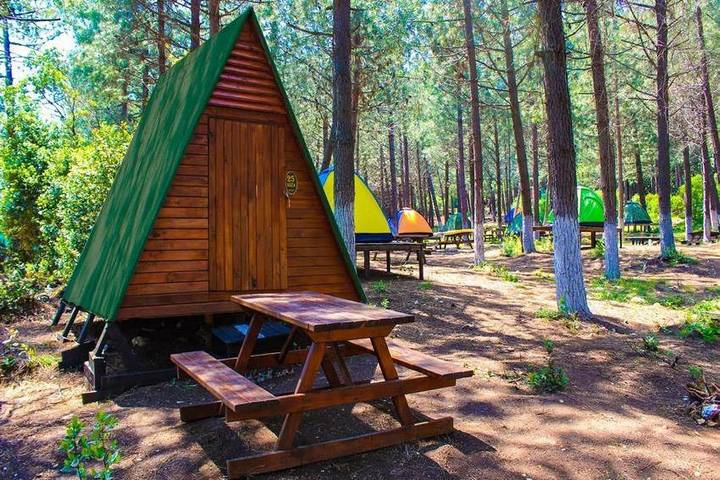 Bungalow für 2 Personen, mit Ausblick und Garten sowie Pool und Terrasse, mit Haustier in der Türkei - 2