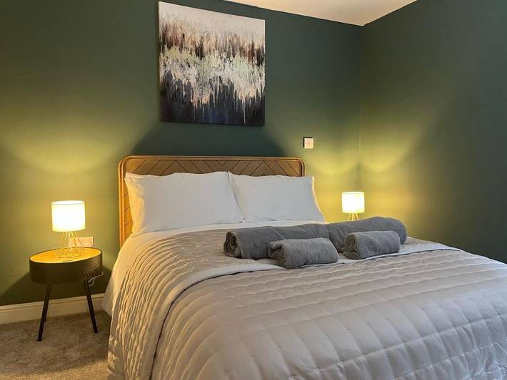 Chambre d’hôte pour 2 personnes, avec Terrasse ainsi que Jardin et Vue à Northampton