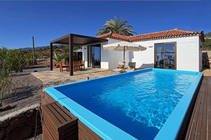 Casa de vacaciones para 4 personas, con Terraza y Jardín en La Palma