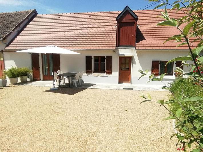Location de vacances pour 5 personnes, avec jardin à Cormeray (Loir-et-Cher)