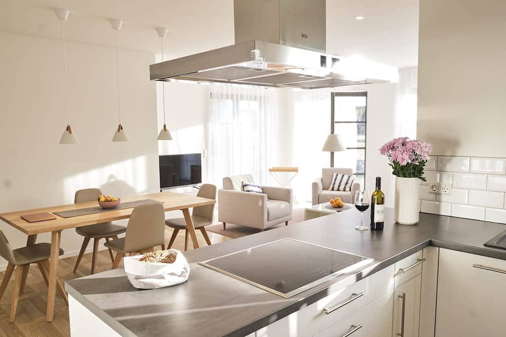 Apartment mit Terrasse - Georg Händel 20 - Inseldomizil Stolpe - Urlaub unter in Stolpe auf Usedom, Usedom