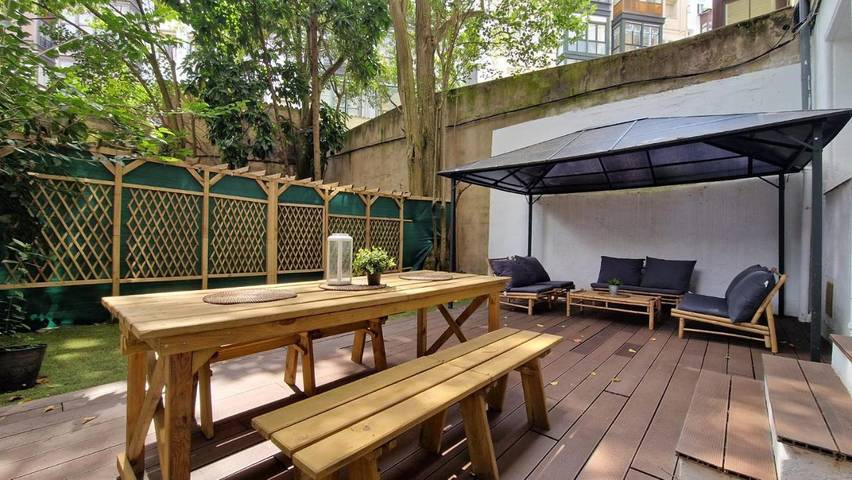 Apartamento de vacaciones para 7 personas, con vistas y jardín - 1