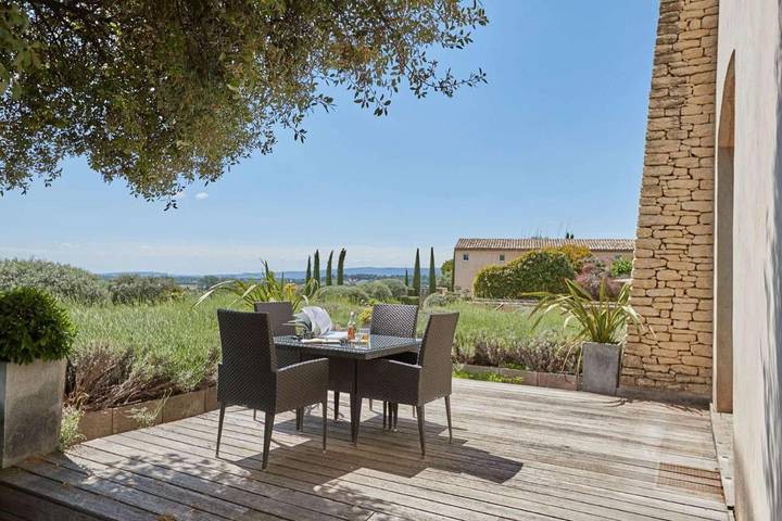 Station pour 2 personnes, avec piscine et jacuzzi ainsi que sauna et jardin à Saint-Saturnin-lès-Apt - 3