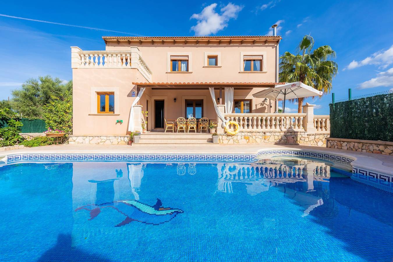 Rustikales Ferienhaus "Los Tres Soles" mit Pool, Terrassen & Wlan in Portocolom, Felanitx