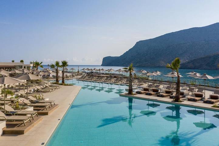 Ferienanlage für 3 Personen, mit Pool und Ausblick sowie Garten, kinderfreundlich auf Kreta
