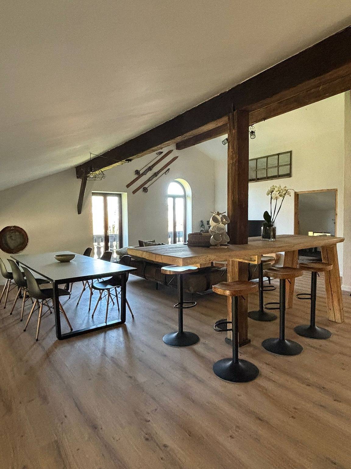 Ferienhaus 'Farmhouse Loft' mit Seeblick, Gemeinschaftsterrasse und Wlan in Pittenhart, Chiemsee