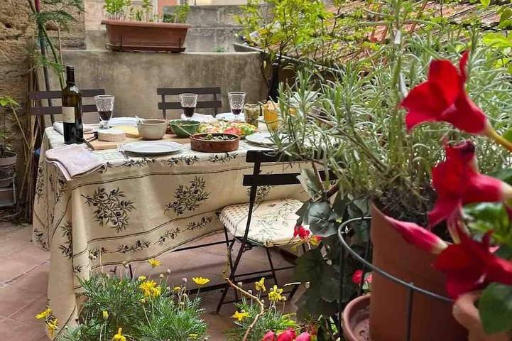Appartement de vacances pour 4 personnes, avec Balcon/Terrasse ainsi que Terrasse et Jardin