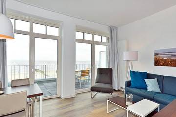 Ferienwohnung für 3 Personen, mit Balkon und Sauna, mit Haustier auf Wangerooge