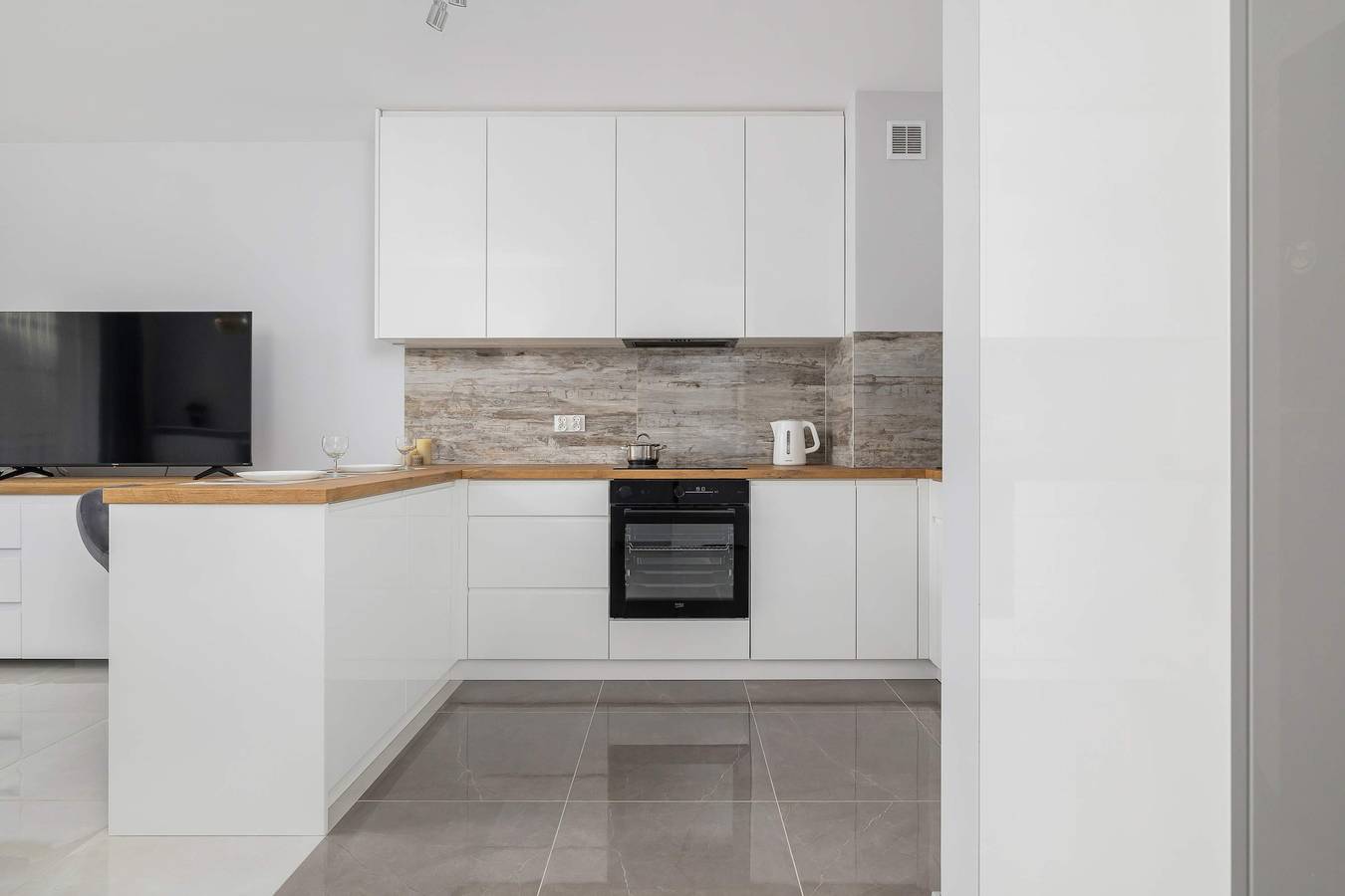 Ganze Wohnung, Poezji 18 | Modern Apartment | Balcony in Gleiwitz, Schlesien