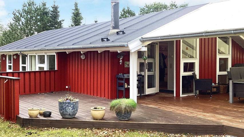 Ferieudlejning for 7 personer, med jacuzzi og terrasse i Hals