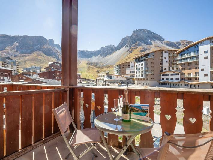 Chalet pour 4 personnes, avec balcon à Tignes - 3