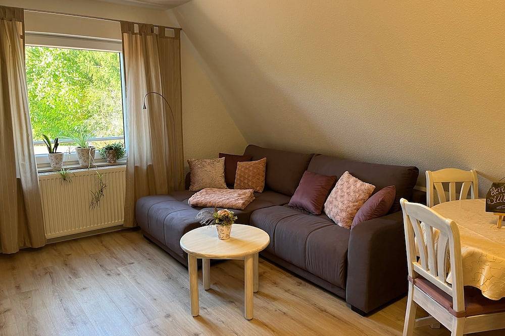 Ganze Wohnung, 2-Raum-Fewo Lütt Stuf (1-4 Pers.) - Landidylle Ovs 109 in Zurow, Nordwestmecklenburg (Wismar und Umgebung)