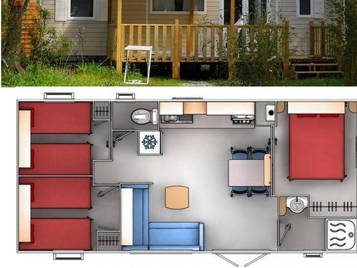 Mobil home pour 6 personnes à Galéria - 3