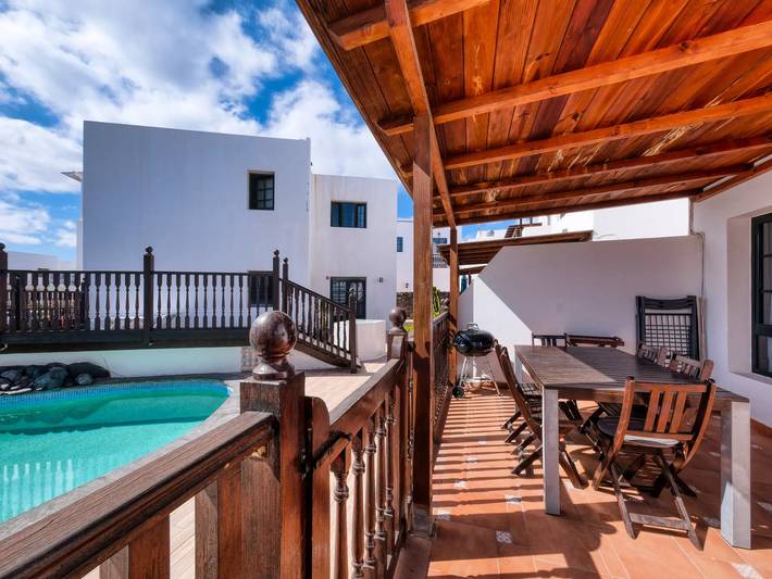 Casa rural para 7 personas, con Terraza además de Jardín y Piscina en Haría - 3