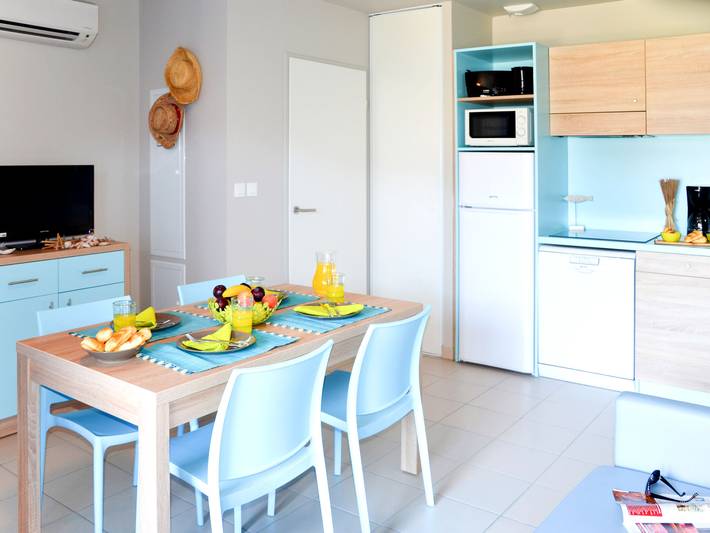 Location de vacances pour 4 personnes, avec terrasse ainsi que bassin pour enfant et sauna, animaux acceptés dans Marseillan-Plage - 3