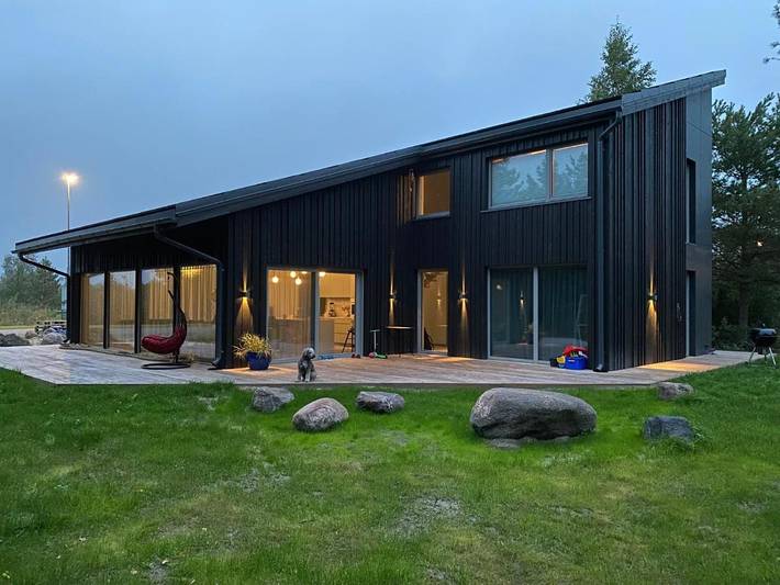 Casa de vacaciones para 8 personas, con jardín y sauna en Estonia