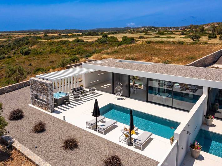 Ferienhaus für 2 Personen, mit Meerblick und Balkon in Lachania - 4