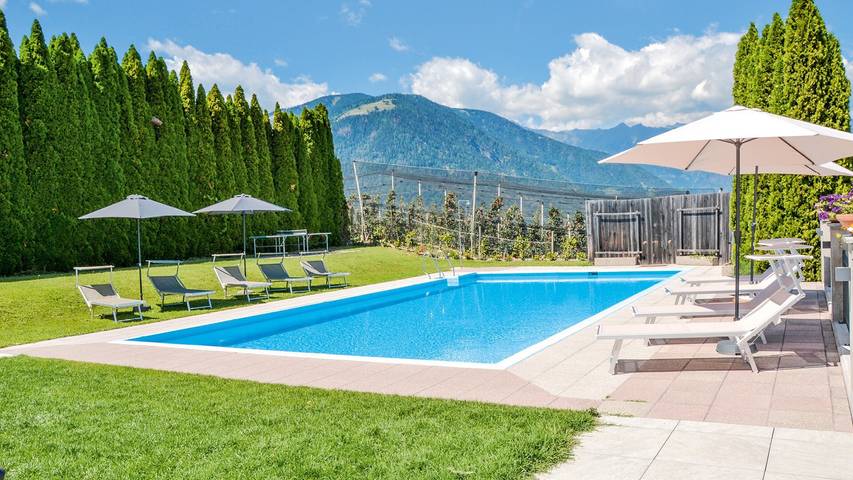Gîte pour 3 personnes, avec jardin dans le Sud-Tyrol