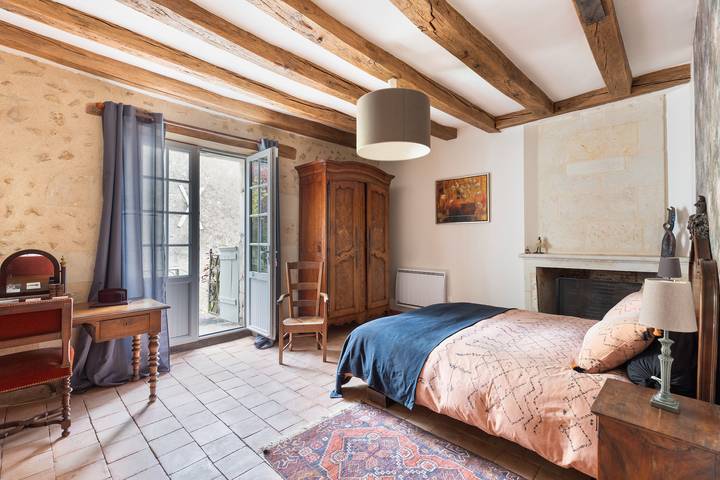 Chambre d’hôte pour 2 personnes, avec jardin, animaux acceptés en Indre-et-Loire