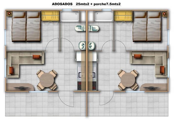 Location de vacances pour 3 personnes, avec bassin pour enfant ainsi que piscine et jardin, adapté aux familles à Zumaia - 2