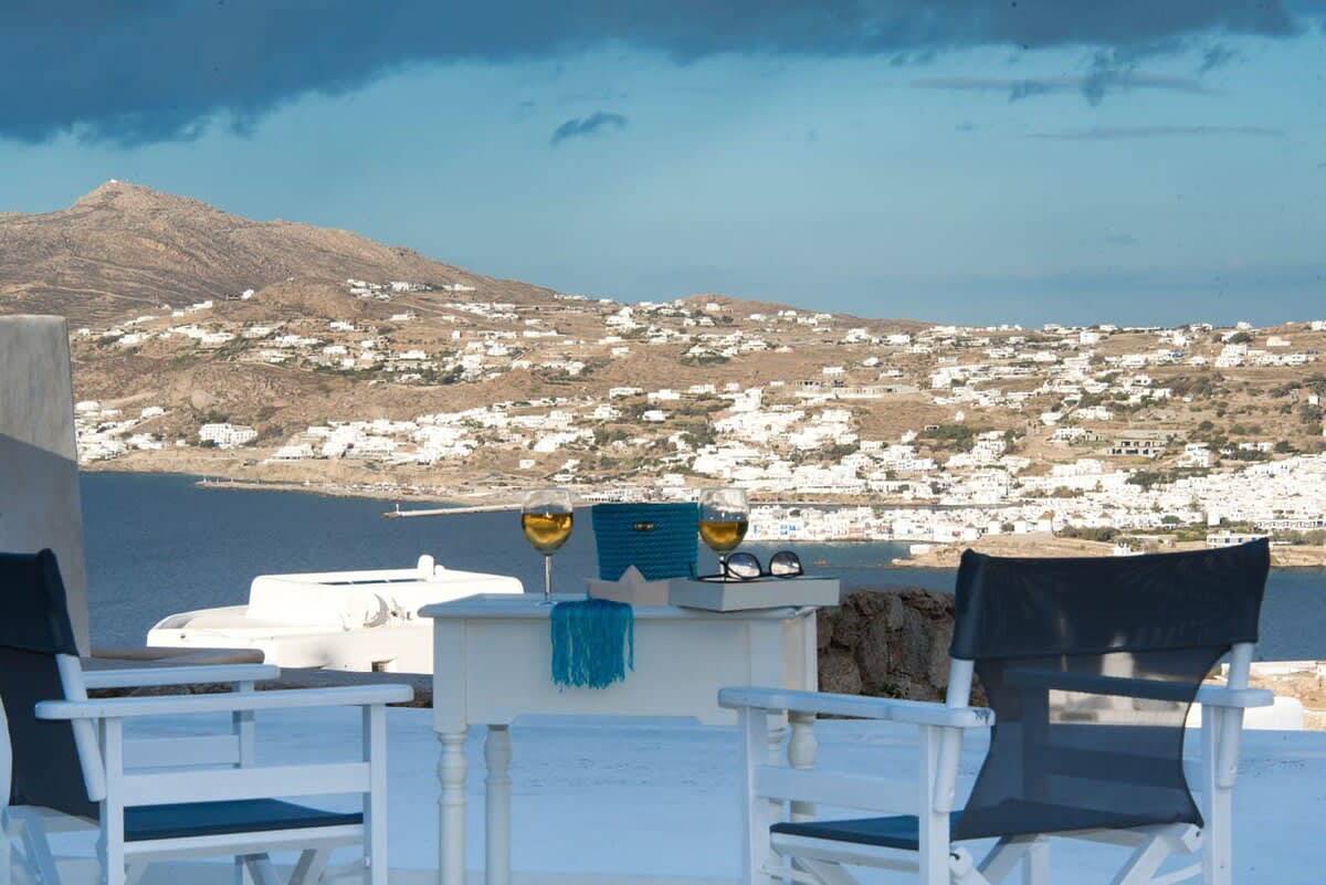 Villa für 4 Personen mit Garten in Ornos, Mykonos