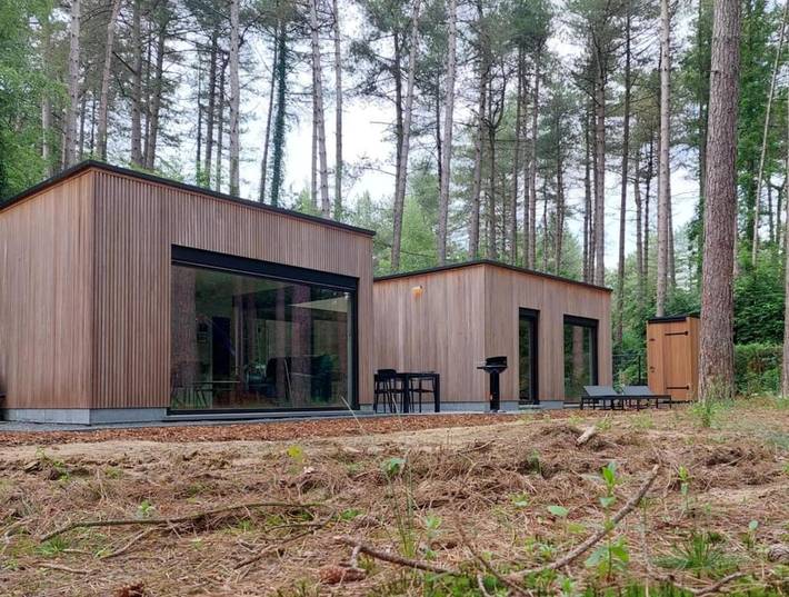 Chalet pour 4 personnes, avec jardin et vue