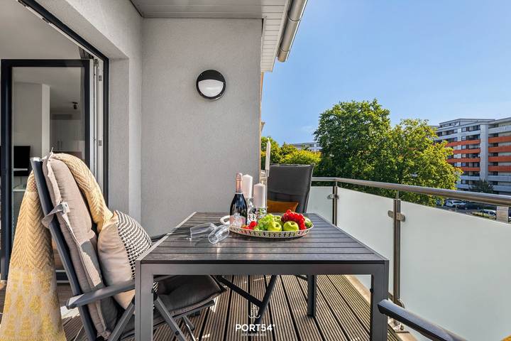 Ferienwohnung für 4 Personen, mit Balkon in Damp