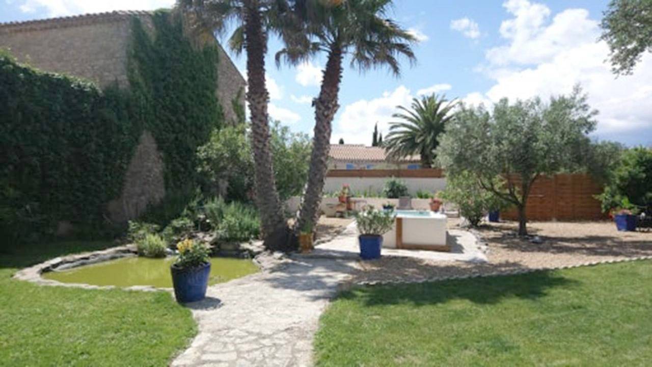 Au jardin d'Amphora in Ginestas, Côte méditerranéenne (France)