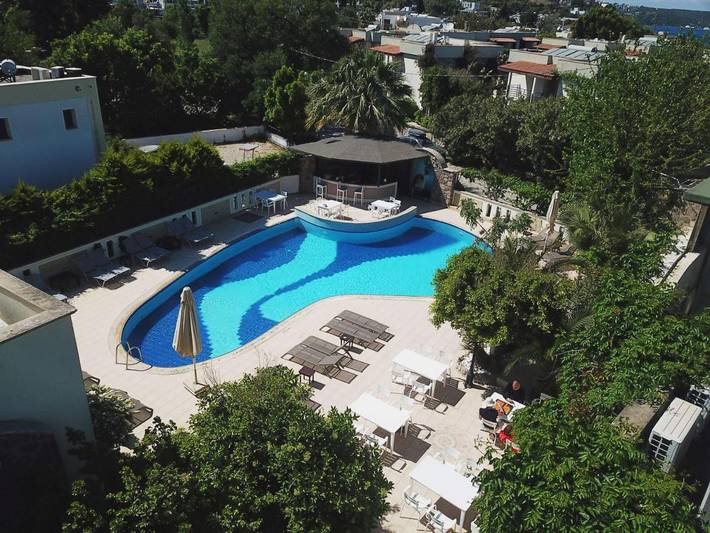 Hôtel pour 4 personnes, avec piscine et jardin à Bodrum