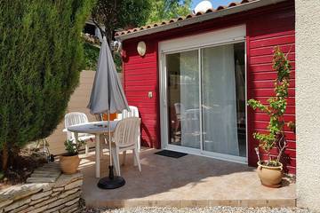 Gîte pour 3 personnes, avec jardin et terrasse, animaux acceptés à Hérépian