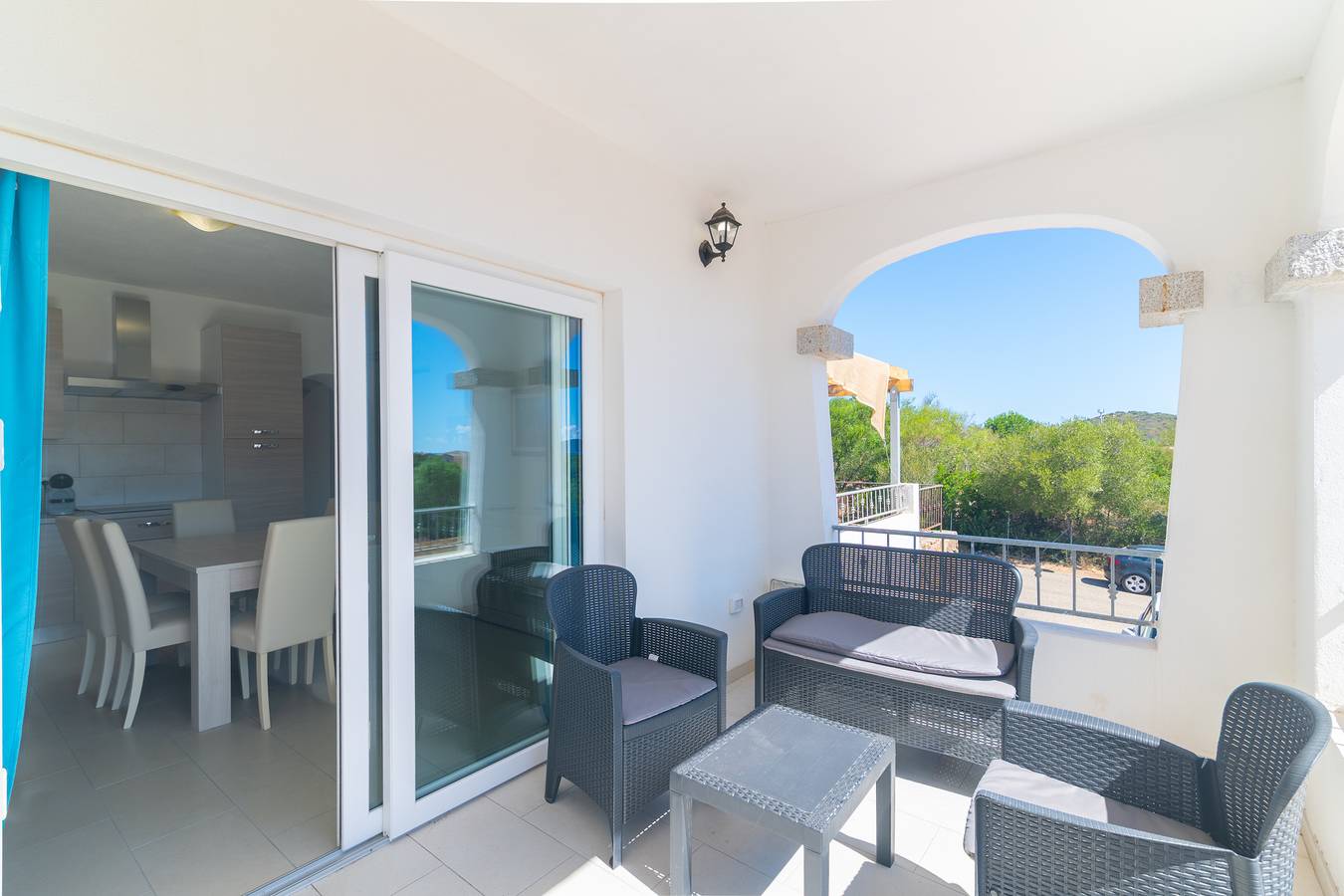 Cały apartament, Apartament wakacyjny dla 4 osób z balkon in Pittulongu, Costa Smeralda