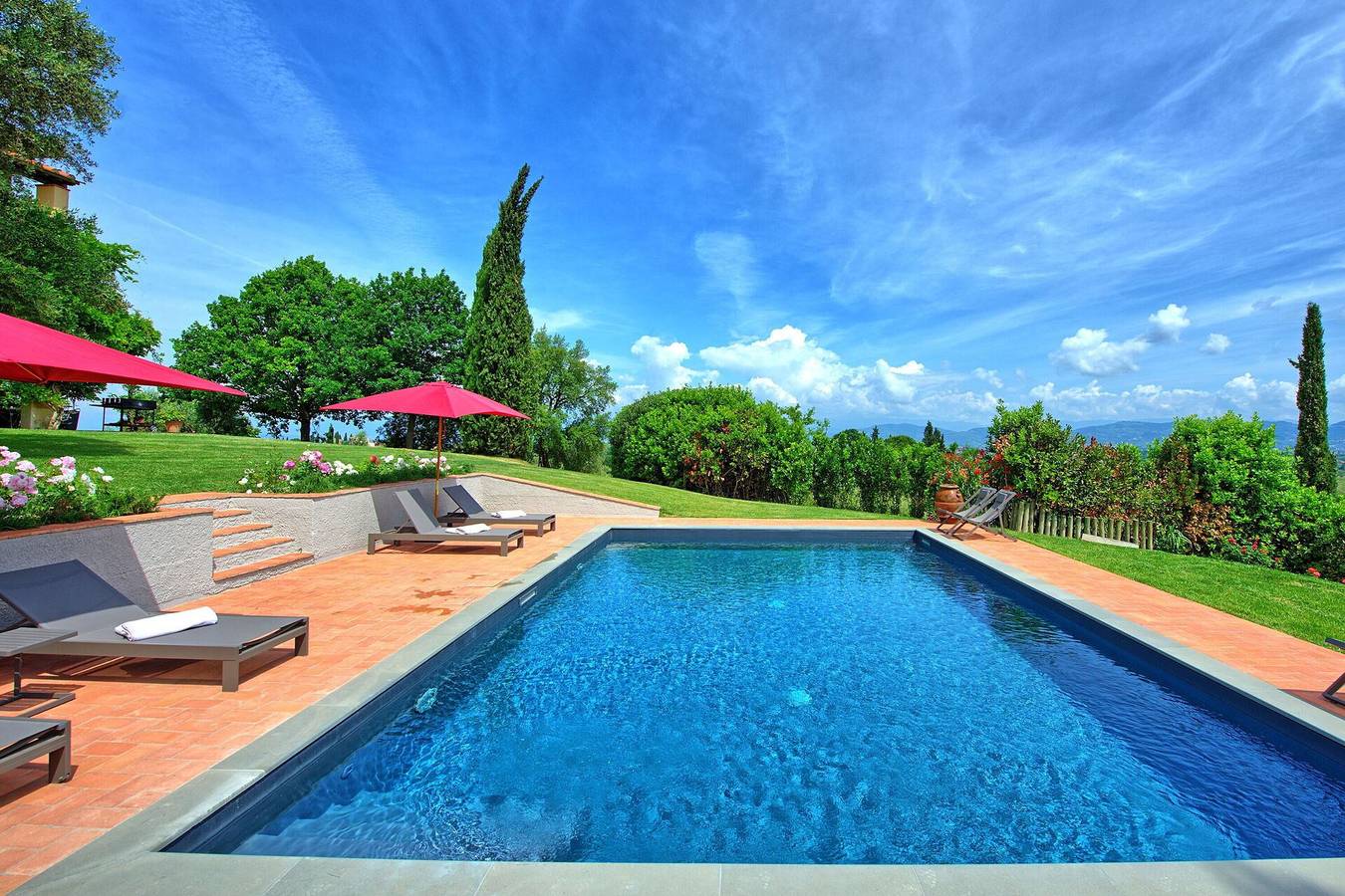 Villa für 12 Personen mit Pool in Cerreto Guidi, Florenz Provinz