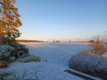 Ferienhaus für 2 Personen, mit Terrasse und Seeblick sowie Garten am Saaler Bodden