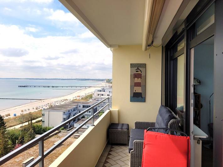 Ferienwohnung für 3 Personen, mit Balkon und Meerblick in Ostholstein