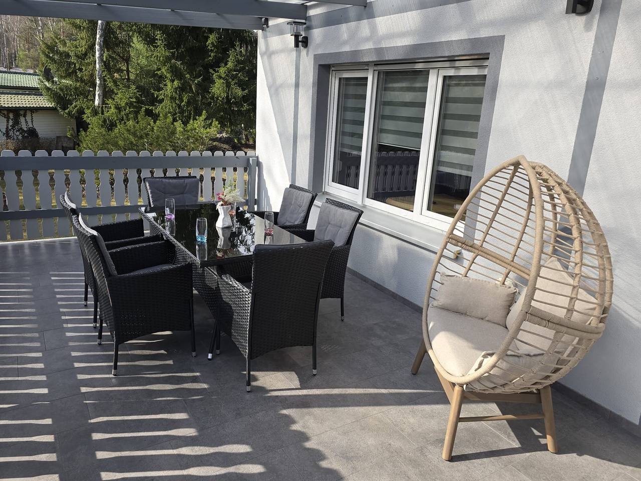 Bungalow “Celine” con terraza privada, wifi y aire acondicionado in Plessa, Naturpark niederlausitzer heidelandschaft (Brandenburg)