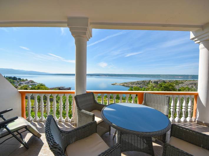Vakantieappartement voor 6 personen, met Terras en Tuin in Zadar