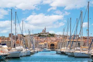 Bateau pour 2 personnes, avec terrasse et vue en Provence-Alpes-Côte d'Azur