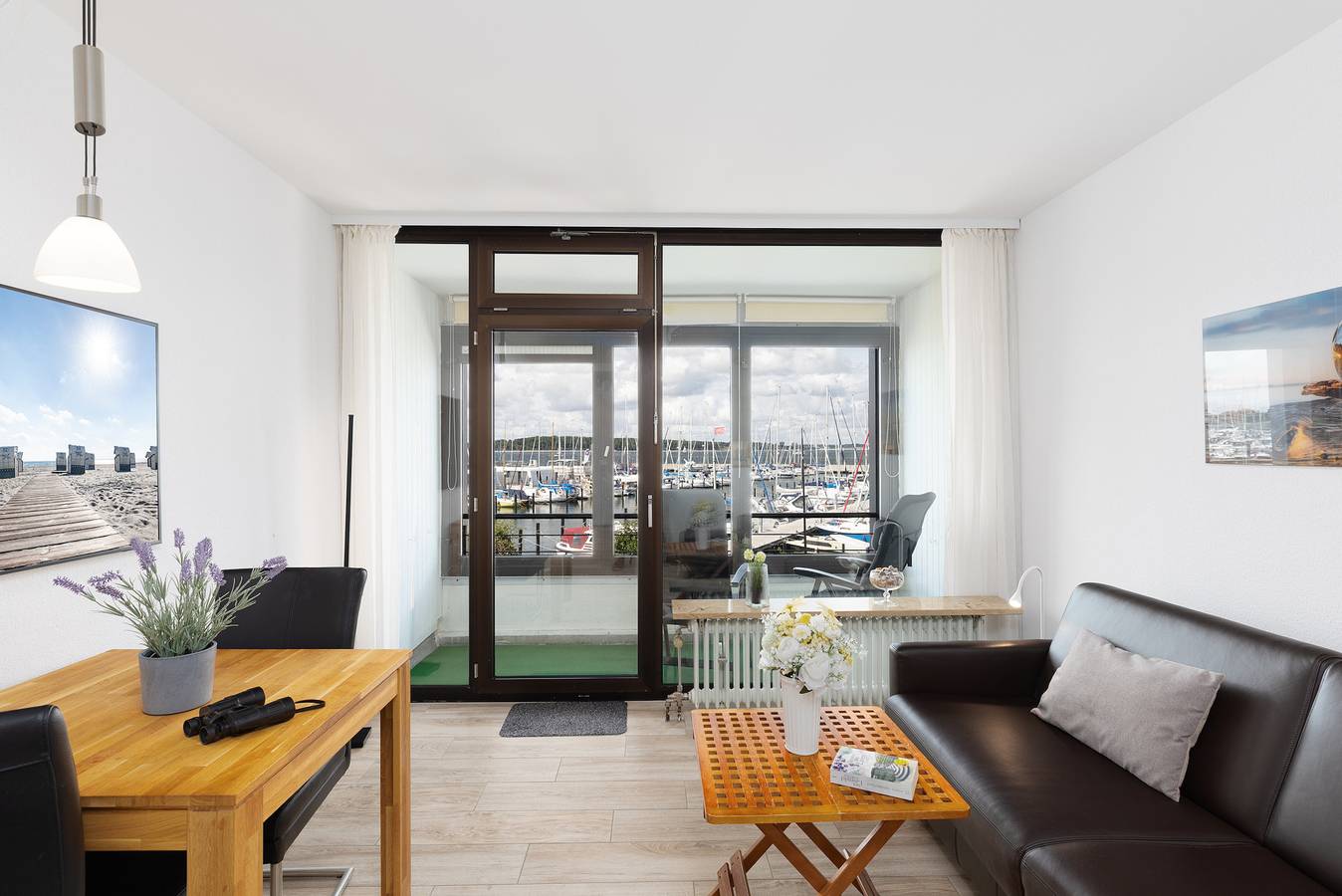 Ganze Ferienwohnung, Börn Hafenkajüte in Kieler Förde, Laboe