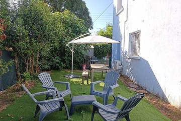 Gîte pour 4 personnes, avec balcon et jardin dans Base Nature François Léotard